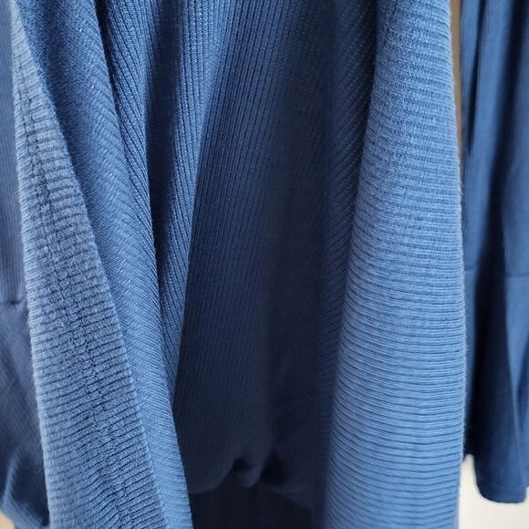 Copper Key Flounce Sleeve Ribbed Fit and Flare Dress Size M Soft Lightweight New - Picture 2 of 9